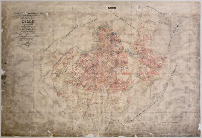 Plan cadastral Archives Municipales de Lille © Thomas Karges