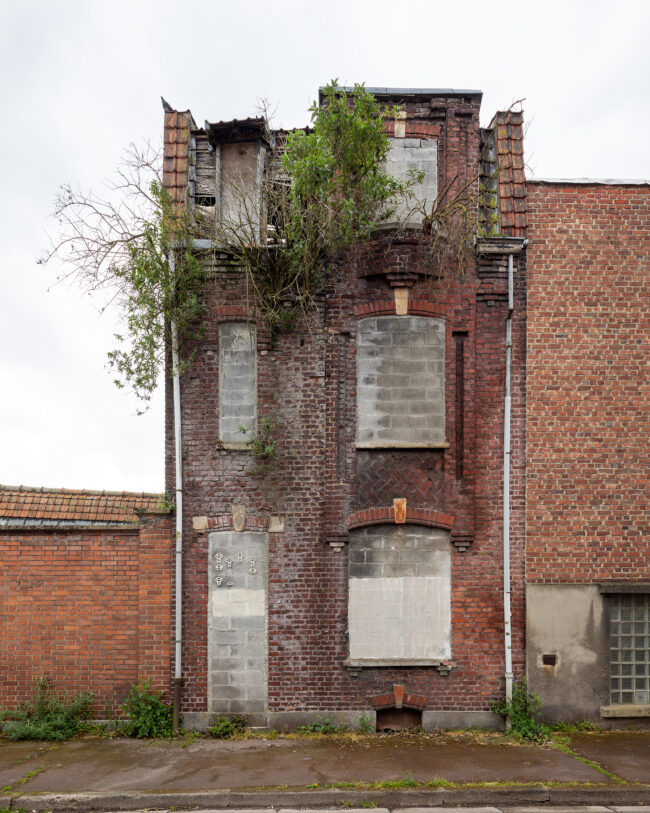 Photographie d'architecture Lille, maison ancienne, abandonnée. ©Thomas Karges