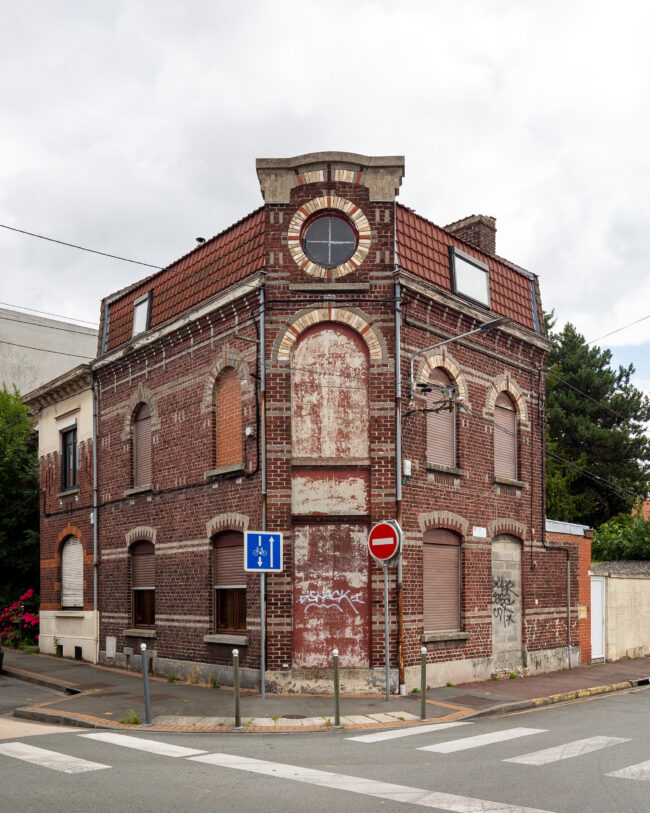 Photographie d'architecture Lille, maison ancienne, abandonnée. ©Thomas Karges