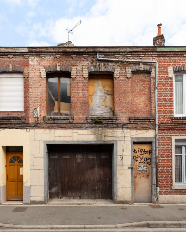 Photographie d'architecture Lille, maison ancienne, abandonnée. ©Thomas Karges