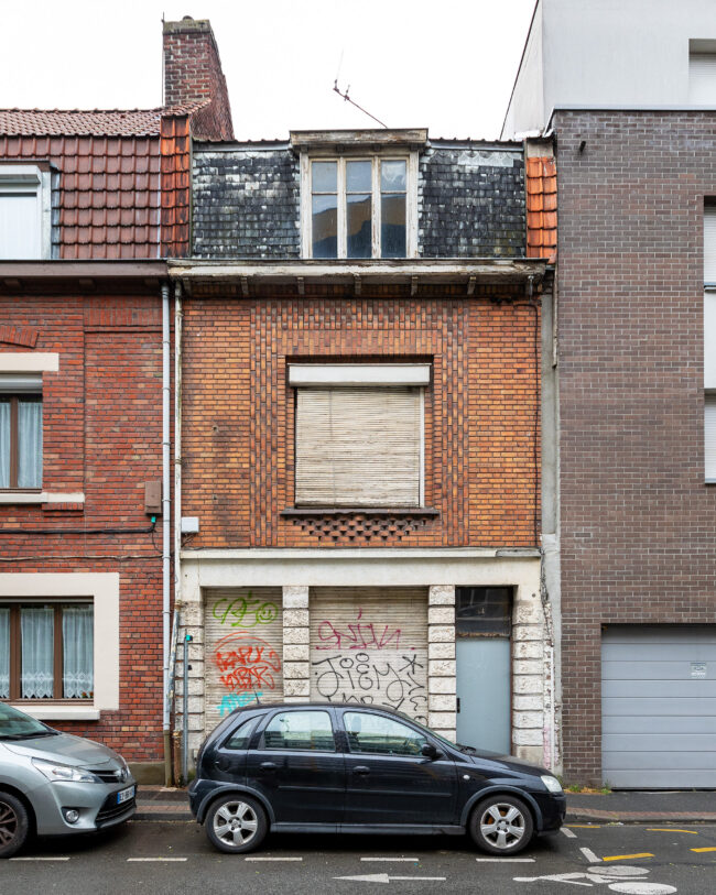 Photographie d'architecture Lille, maison ancienne, abandonnée. ©Thomas Karges