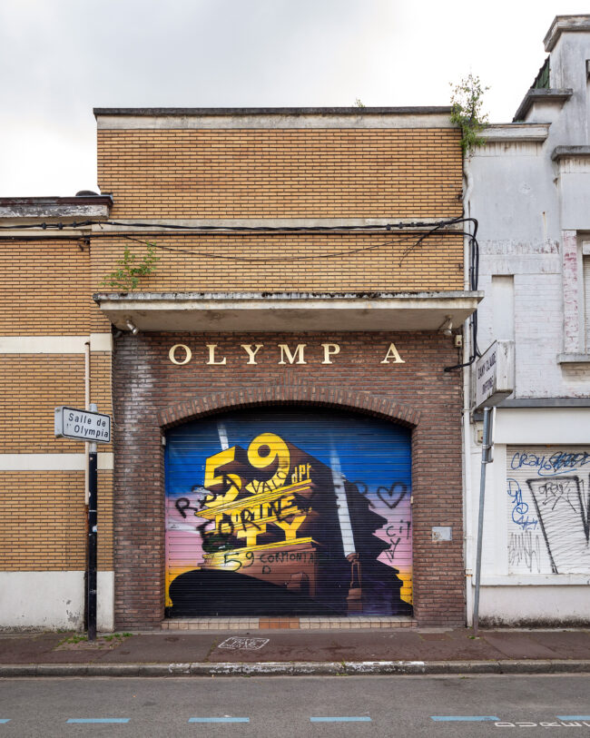 Photographie d'architecture Lille, cinéma ancien, abandonné. ©Thomas Karges