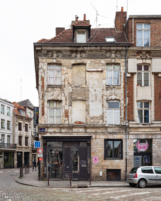 Photographie d'architecture Lille, maison ancienne, abandonnée. ©Thomas Karges