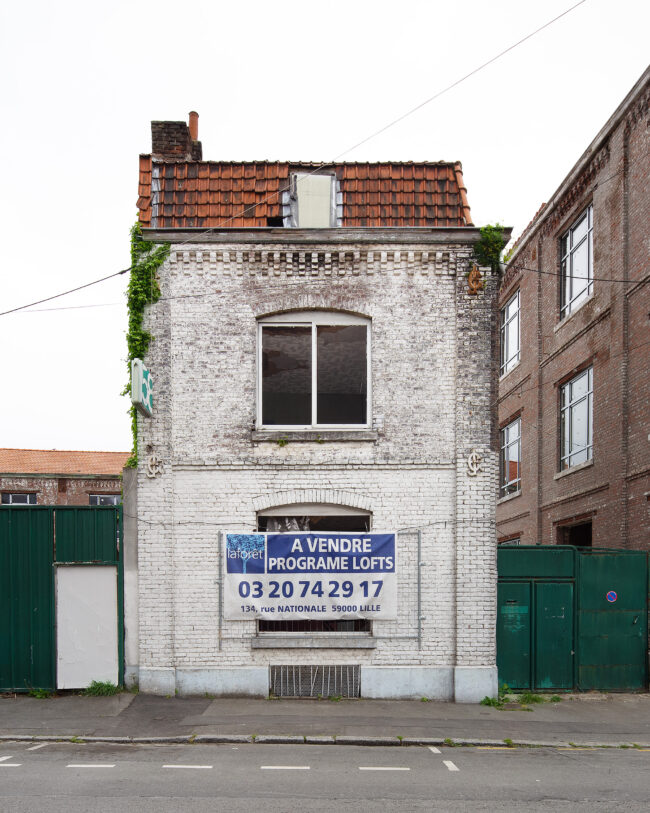 Photographie d'architecture Lille, maison ancienne, abandonnée. ©Thomas Karges