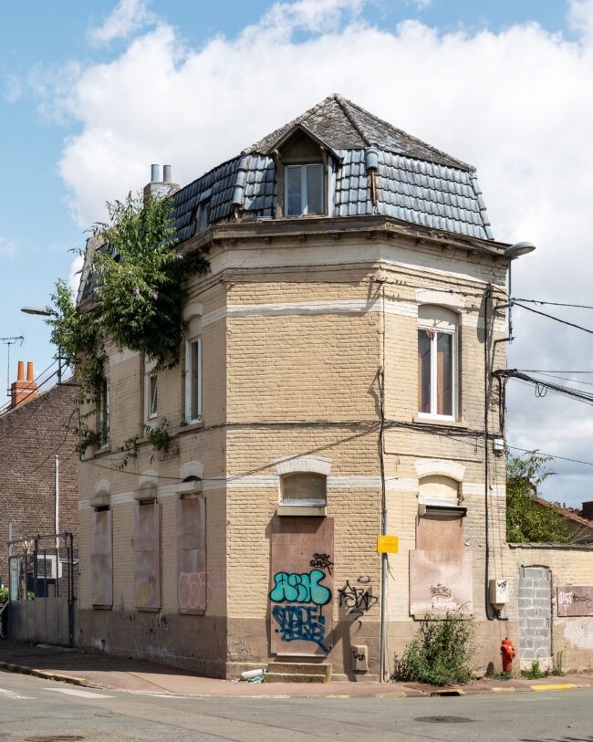 Photographie d'architecture Lille, maison ancienne, abandonnée. ©Thomas Karges