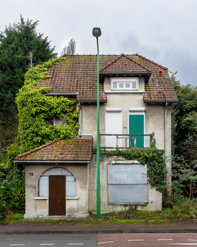 Photographie d'architecture Lille, Lomme, quartier de la Délivrance. Maison ancienne, abandonnée. ©Thomas Karges